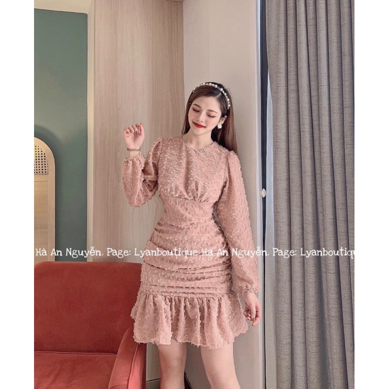 Váy ren đuôi cá thiết kế, Đầm dự tiệc cao cấp giấu bụng siêu tốt VRS012191 | BigBuy360 - bigbuy360.vn