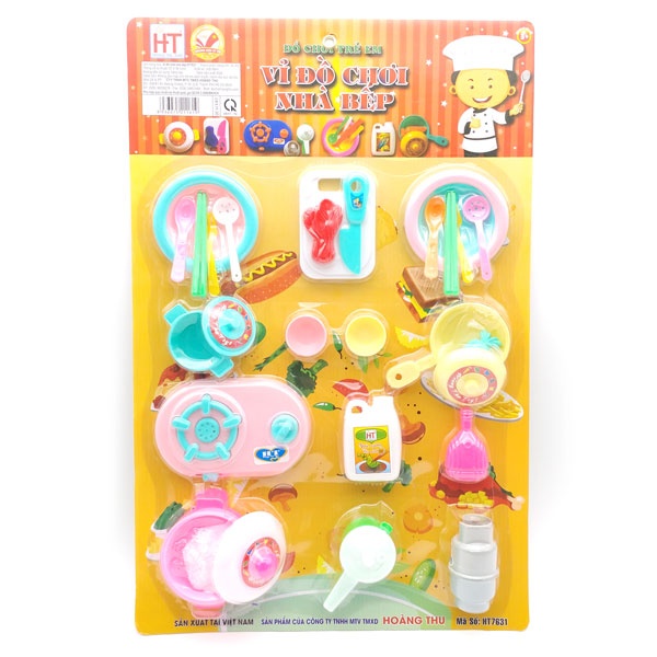Vỉ Đồ Chơi Nhà Bếp HT7631 - Mẫu 2 (Sắc Độ Màu Giao Ngẫu Nhiên)