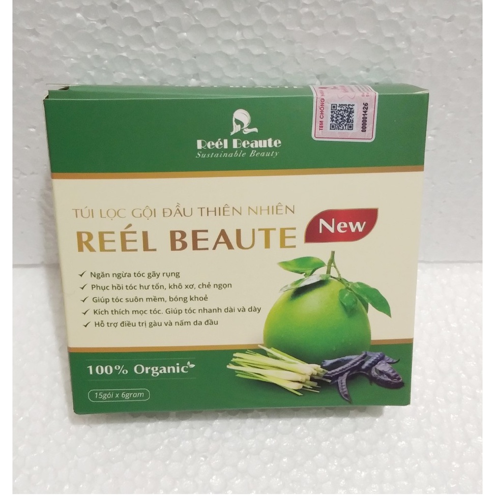 TÚI LỌC GỘI ĐẦU REÉL BEAUTE 100% TỪ THIÊN NHIÊN