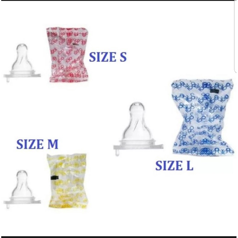 Núm Vú / Núm Ti Thay Thế Bình Sữa Cổ Hẹp Agi S/ M/ L