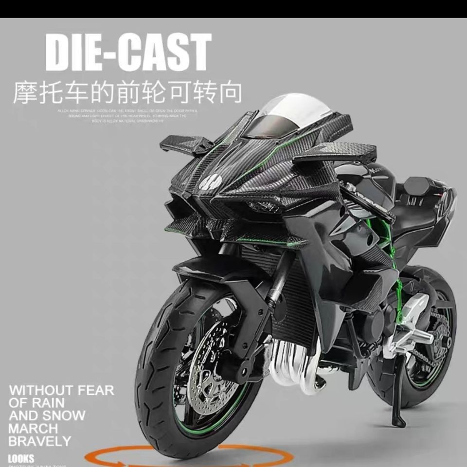 mô hình xe mô tô hợp kim mô phỏng mô hình xe mô tô Kawasaki Ninja mô hình xe hợp kim mô hình đầu máy xe lửa hoàn thiện t