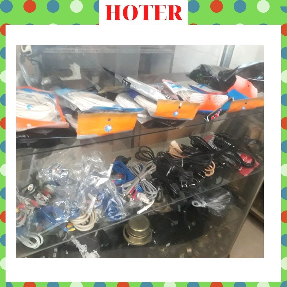 Dây AV 1 đầu 3.5mm ra 2 đầu bông sen