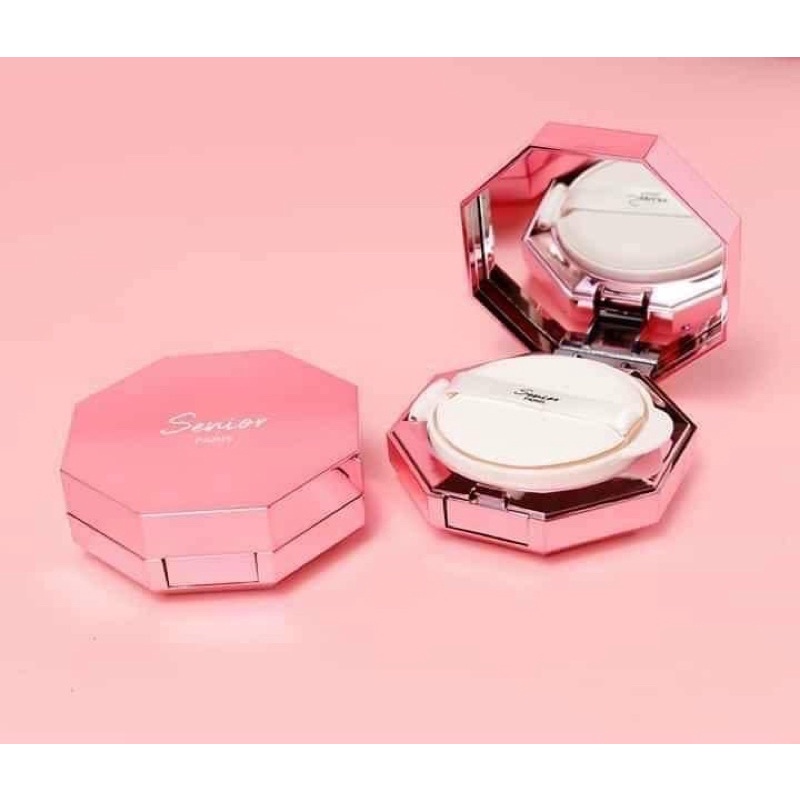 Phấn Nước- Mất hộp - Cushion SENIOR PARIS kiềm dầu, lên da mượt căng bóng