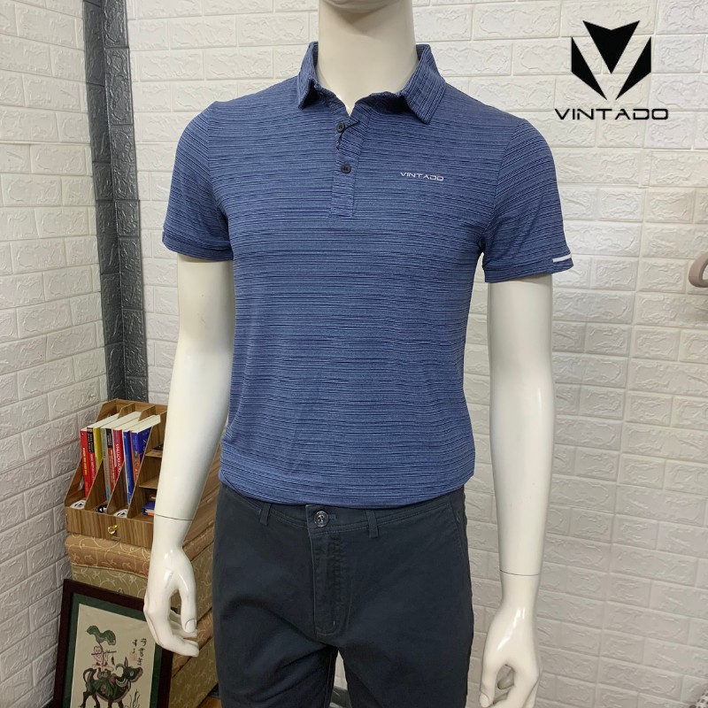 Áo thun Polo nam VINTADO vải Cotton thể thao thoáng mát, mềm xịn - VPL2132