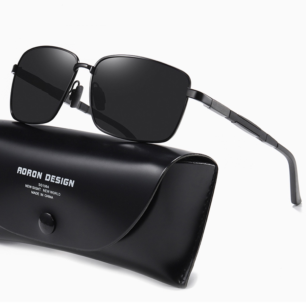 Kính Mát Phân Cực Gọng Kim Loại Chống Tia Uv Cho Nam