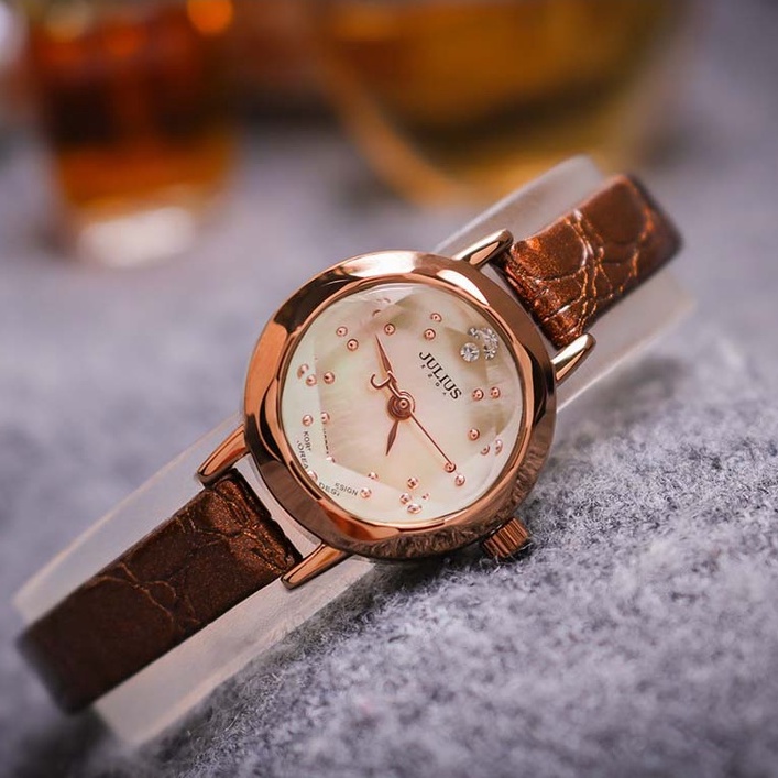 Julius Official | Đồng hồ nữ Julius JA-482 dây da