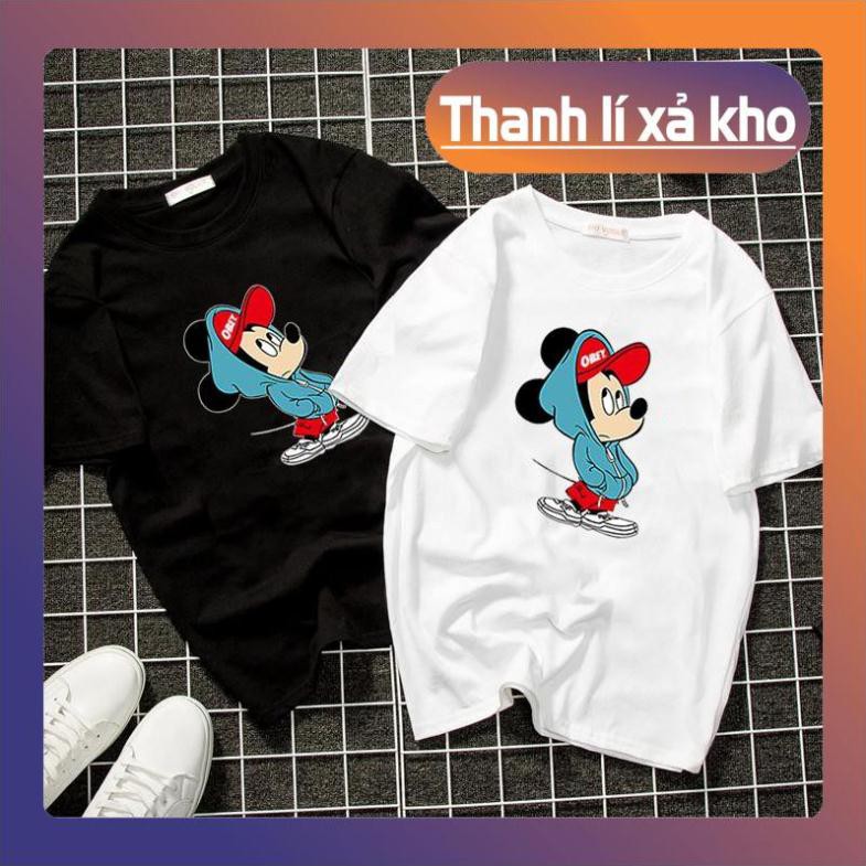 [Giá Hủy Diệt] Áo thun nam nữ chuột cá tính vải dày mịn 2020T3008
