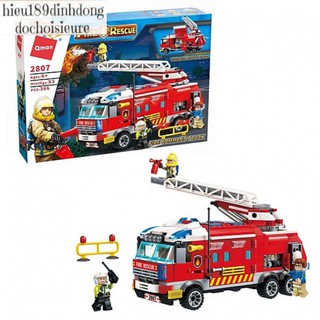 Mô Hình LEGO City Fire 60107 Xe Thang Cứu Hỏa