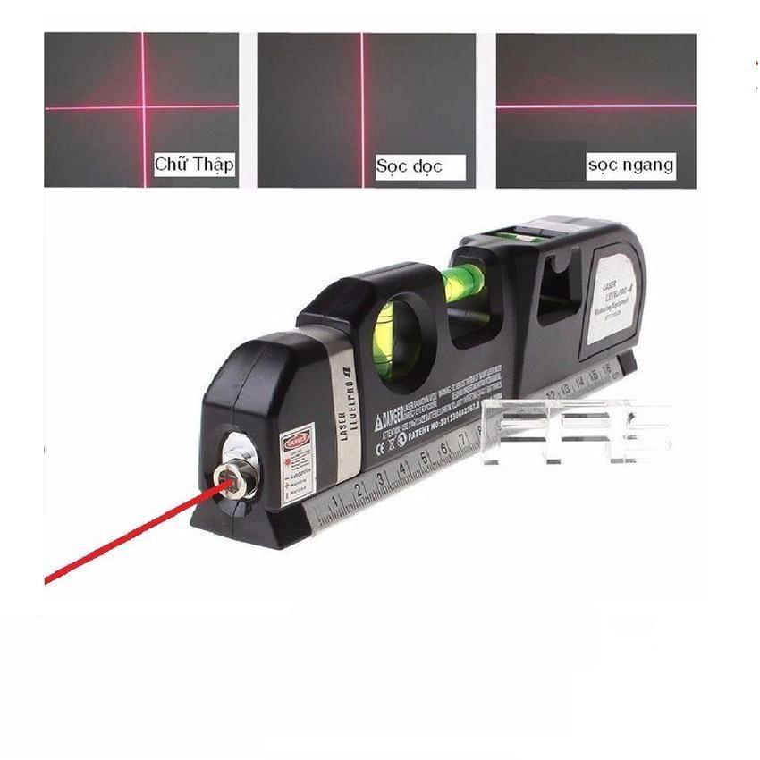 Thước thủy laser - Thước đo khoảng cách bằng laser - máy đo khoảng cách laser cầm tay giá rẻ PRO 3(Đen) HÀNG CHUẨN