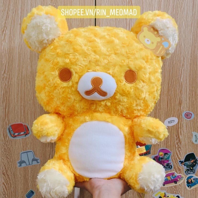 [TOREBA][BẢN HIẾM] Thú bông Rilakkuma - Honey Rose Plushy XL Premium Nhật