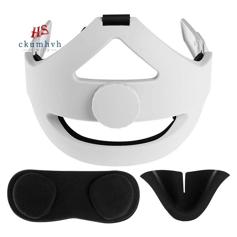 Bộ 2 Dây Đeo Đầu Đệm Mũi Có Thể Điều Chỉnh Và Vỏ Bọc Ống Kính Cho Oculus Quest