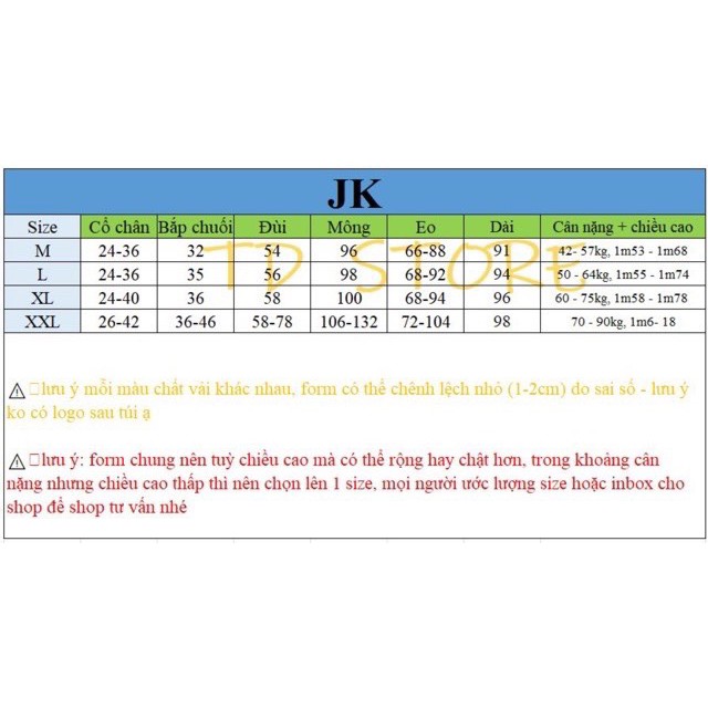 Quần jogger kaki nam size từ 45-90kg