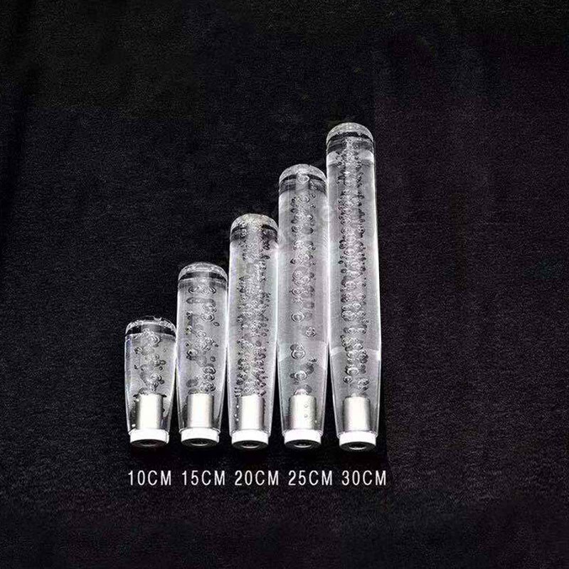 Tay Nắm Cần Số Xe Hơi Có Đèn LED Màu gradient Hình Bong Bóng Trong Suốt 1015 / 20 / 25 / 30CM