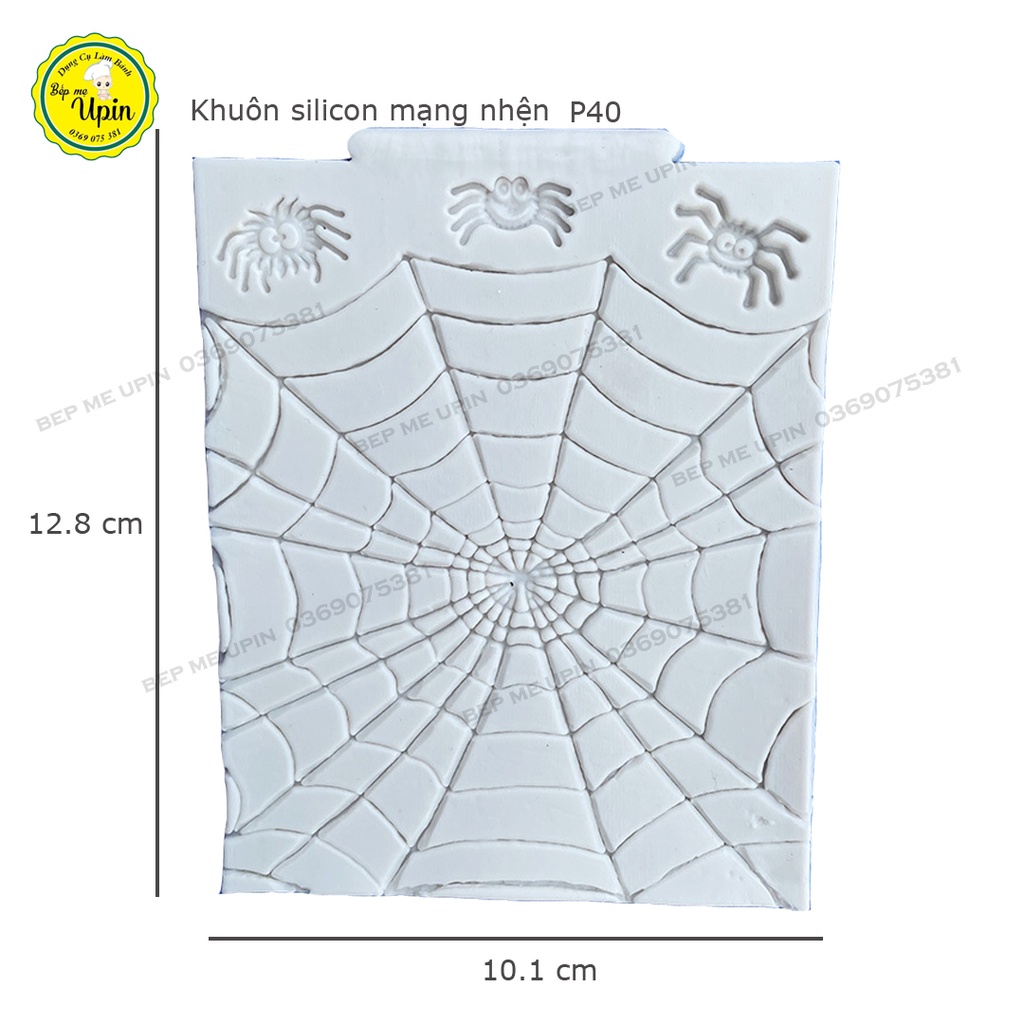 Khuôn silicone mạng nhện làm bánh sinh nhật cho bé