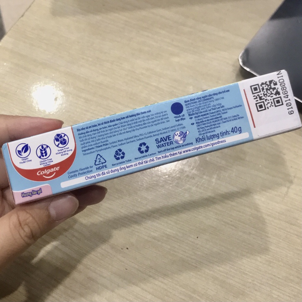 Kem đánh răng Colgate trẻ em khủng long hương dâu 40g - Superbox Shop