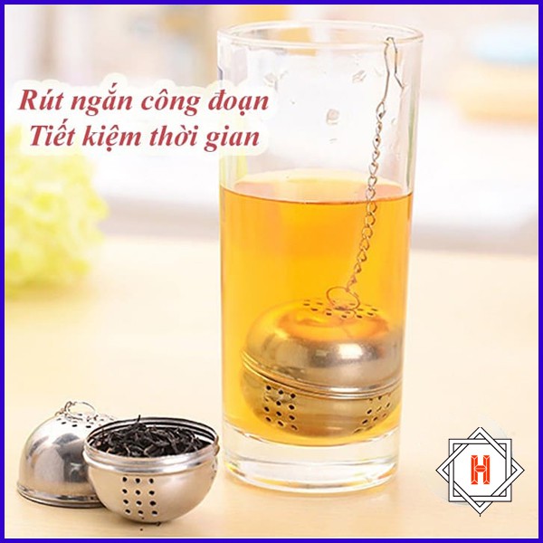 Quả cầu lọc trà, cafe bằng inox tiện dụng { H }