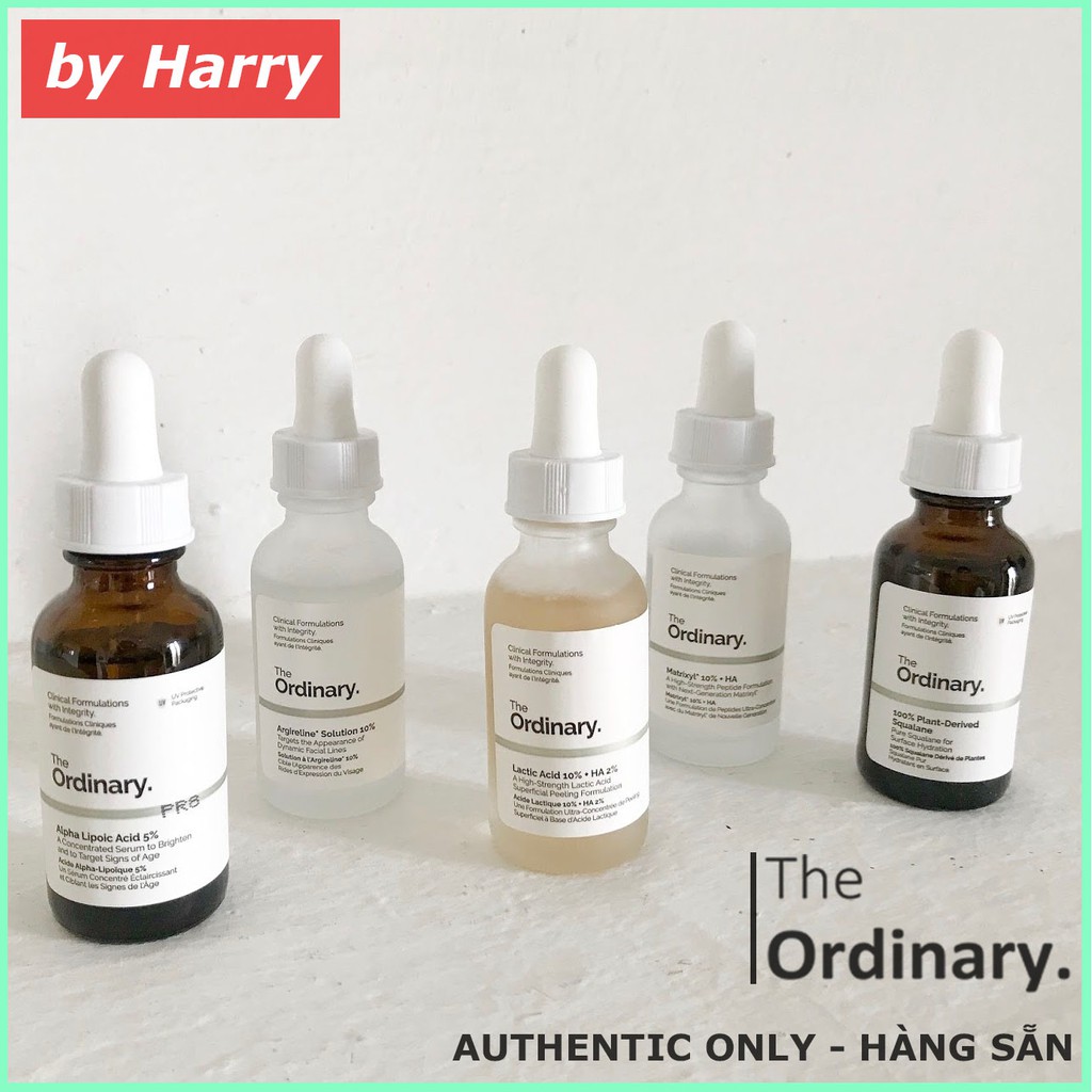 Serum Lactic acid 5% - 10%  The Ordinary dưỡng ẩm, tẩy da chết, mướt da - by Harry