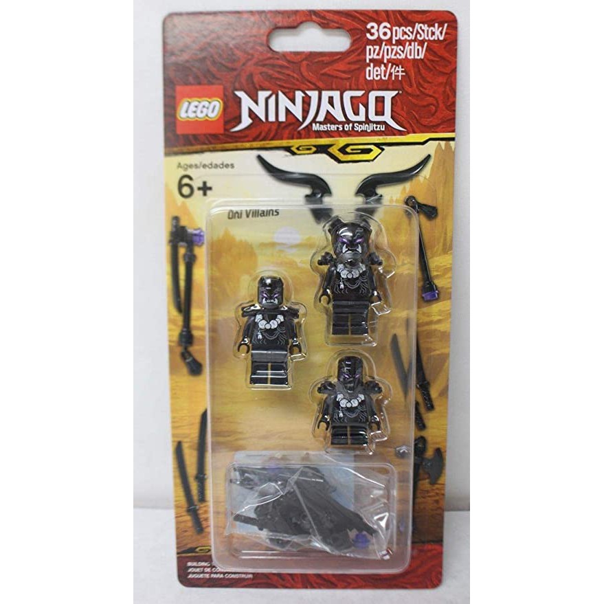 853866 LEGO Ninjago Oni Villains Accessory Set - Vỉ 3 nhân vật quỷ Oni và phụ kiện