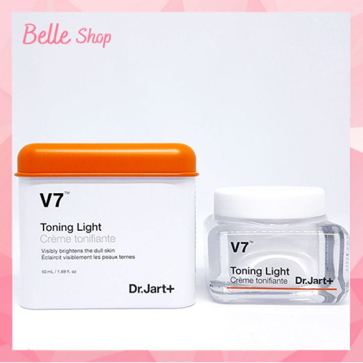 Kem Dưỡng Trắng Da, Làm Mờ Thâm Nám V7 Toning Light Dr.Jart+ 50ml