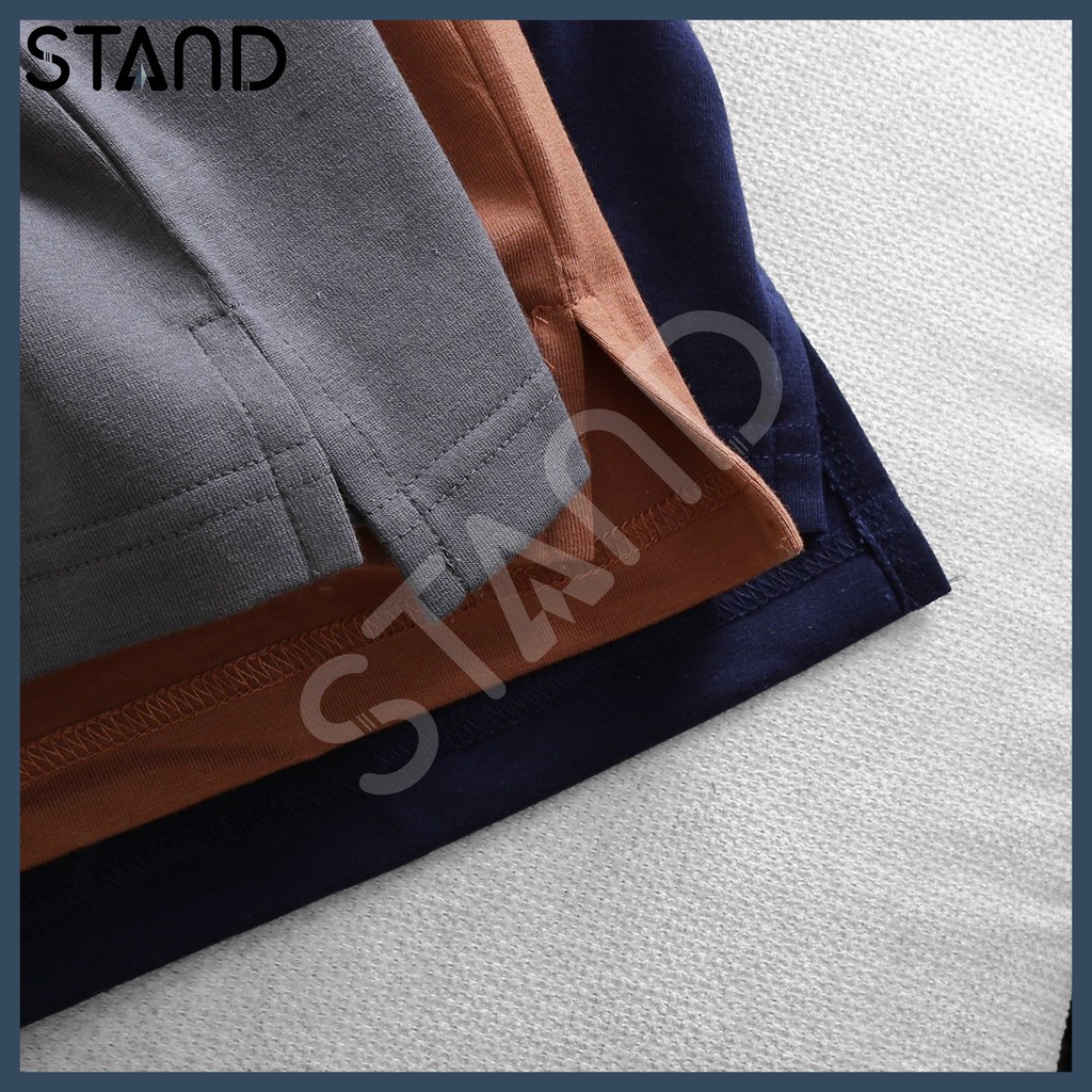 Áo Thun Nam 💕𝘍𝘳𝘦𝘦𝘴𝘩𝘪𝘱💕  Áo Phông Tay Ngắn Papa Phối Màu Có Túi Thun Cotton Mềm Mịn  4 Màu 3 Size - Mã PS0013 - STAND | BigBuy360 - bigbuy360.vn