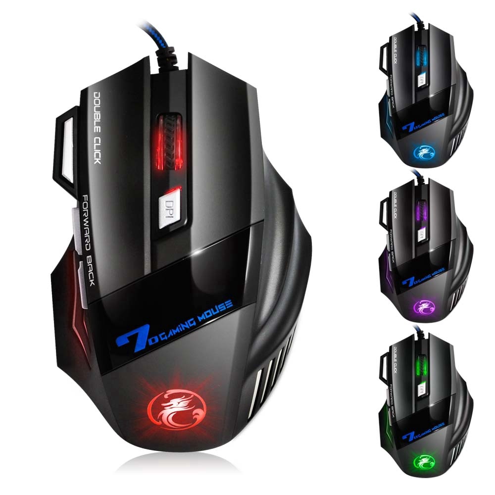 Chuột Gaming X7 có dây tích hợp đèn LED 5500 DPI cao cấp | WebRaoVat - webraovat.net.vn