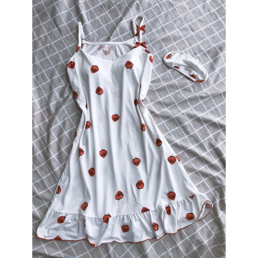 VÁY NGỦ 💖FREESHIP💖VÁY NGỦ NỮ 2 DÂY HÌNH TRÁI CÂY SIÊU ĐẸP, DỄ THƯƠNG AN04 - TATA.VN | BigBuy360 - bigbuy360.vn