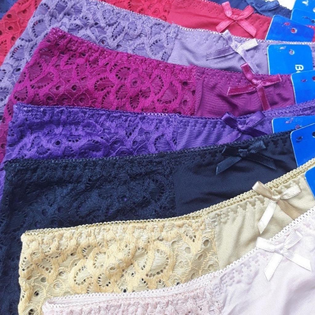 Quần lót nữ phối ren nơ họa tiết tinh tế bigsize dễ thương sexy Q8521 60kg đến 80kg