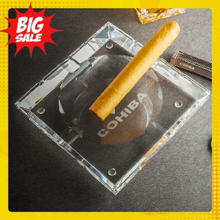 Gạt tàn thủy tinh 4 điếu cohiba sl-600 cao cấp