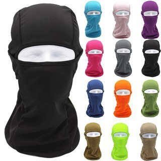 Mặt nạ ninja trơn, Khăn trùm đầu, khăn chống nắng ngụy trang đa năng cho dã ngoại du lịch phượt, dù lượn, xe đạp, c