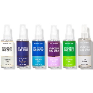 Nước xịt khuẩn tay (Anti- Bacterial Hand Spray) Bath and Body Works chai 88ml  chính hãng US