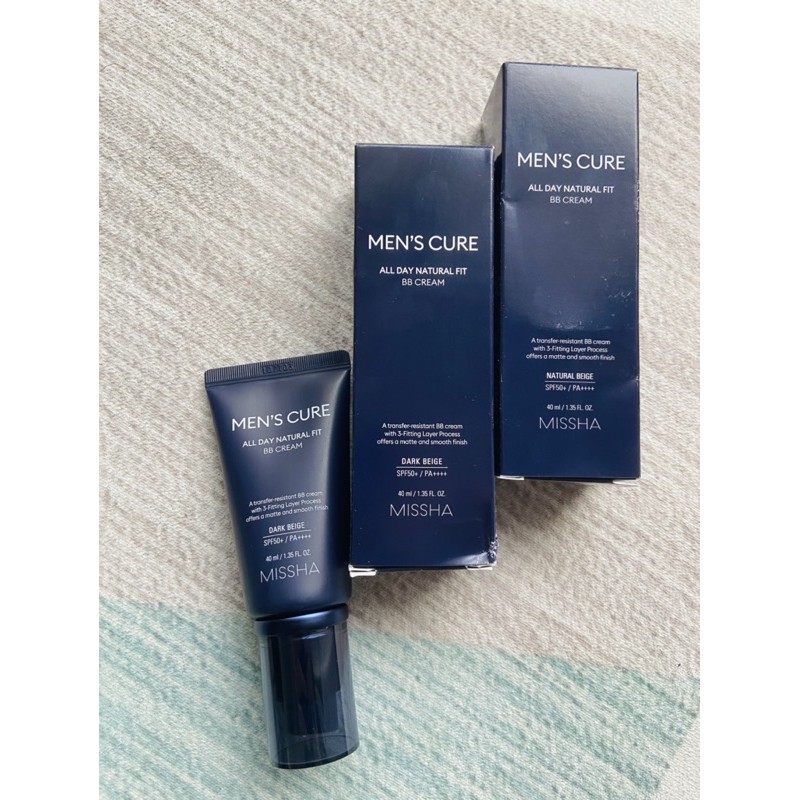 Kem BB dương da tư nhiên cho Nam - Missha Men's cure all day nature fit BB cream 40ml