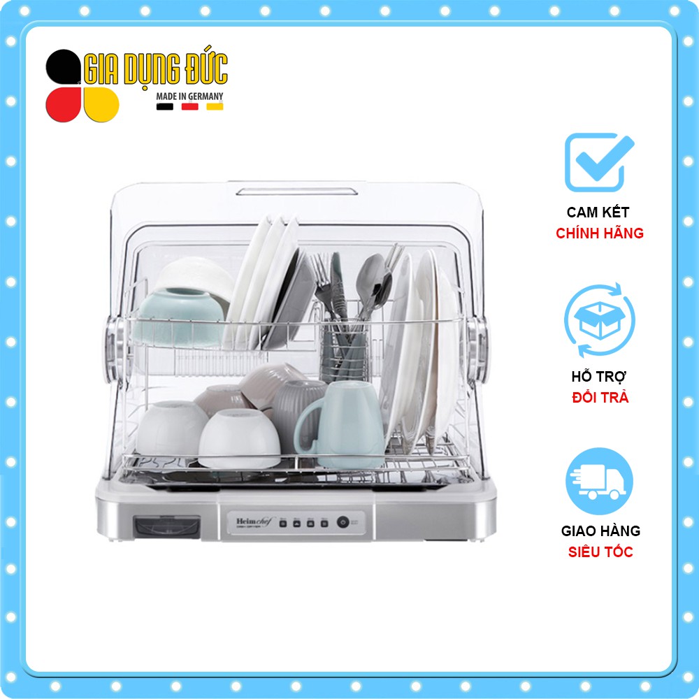 máy sấy tiệt trùng đa năng sấy khô và tiệt trùng bát đĩa HEIM CHEF HTD700 Hàng Đức Chính Hãng