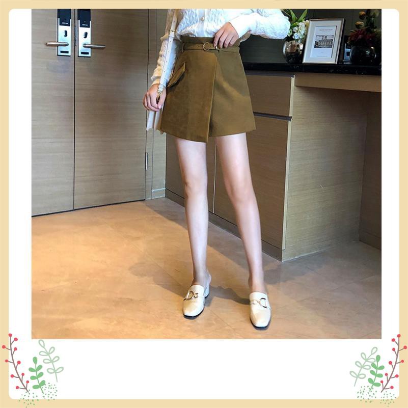 Quần Giả Váy Nữ Lury, Váy Chữ A Ngắn, Chất Vải Da Lộn Cao Cấp, Phong Cách Thời Trang Hàn Quốc Tặng Kèm Đai Siêu Xinh | BigBuy360 - bigbuy360.vn