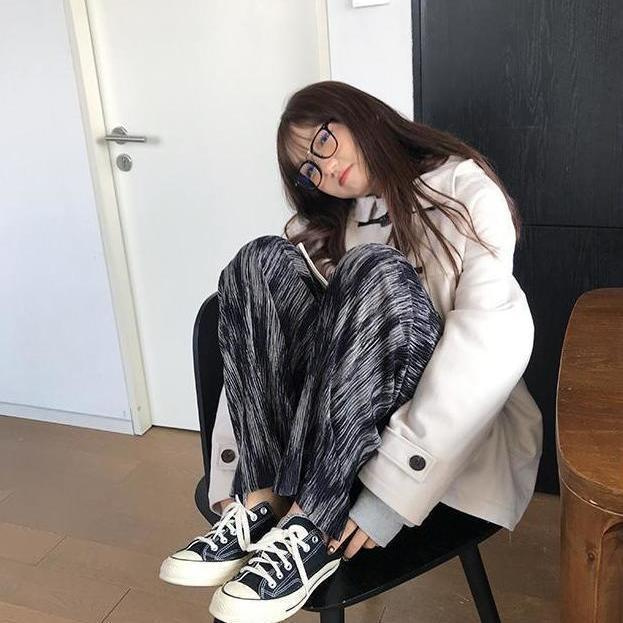 Quần Ống Rộng Lưng Cao Thời Trang Dành Cho Nữ