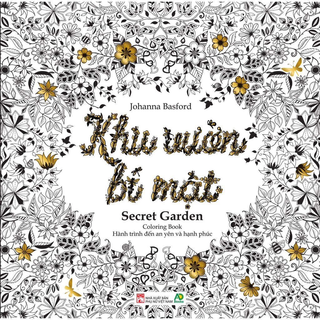 Sách - Khu Vườn Bí Mật (Coloring book) - Johanna Basford