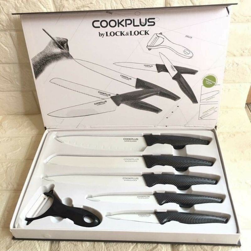 Bộ dao nhà bếp 6 món COOKPLUS Lock & Lock