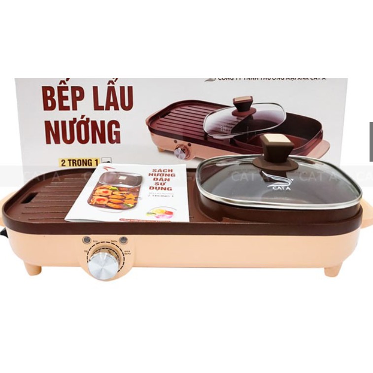 Bếp Lẩu Nướng cao cấp Cát Á G5 - Bếp lẩu nướng điện không khói - Đa dụng, tiện lợi !