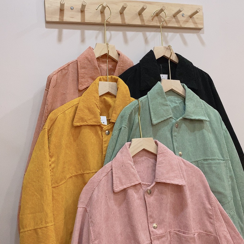 [Mã WASKT304 giảm 15% tối đa 30K đơn 99K] Áo khoác nhung nút bấm | BigBuy360 - bigbuy360.vn