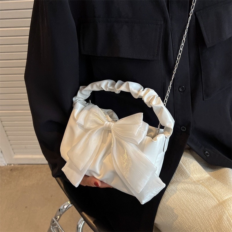 One Túi Xách Đeo Vai Hình Vuông Cỡ Lớn Phối Nơ Thời Trang Mùa Hè NB00095