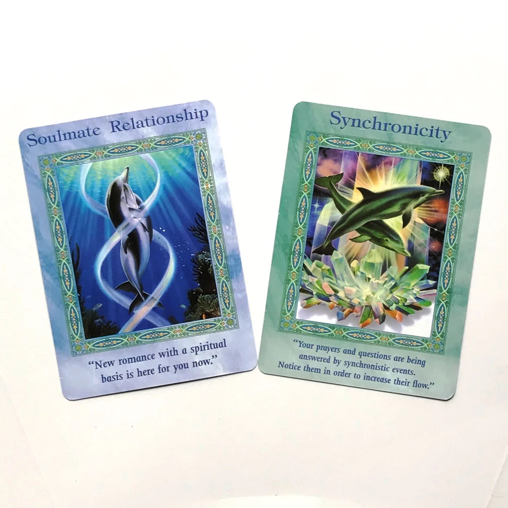 Magical Mermaids and Dolphins Oracle Bộ Thẻ Bài Tarot Hình Nàng Tiên Cá Và Cá Heo