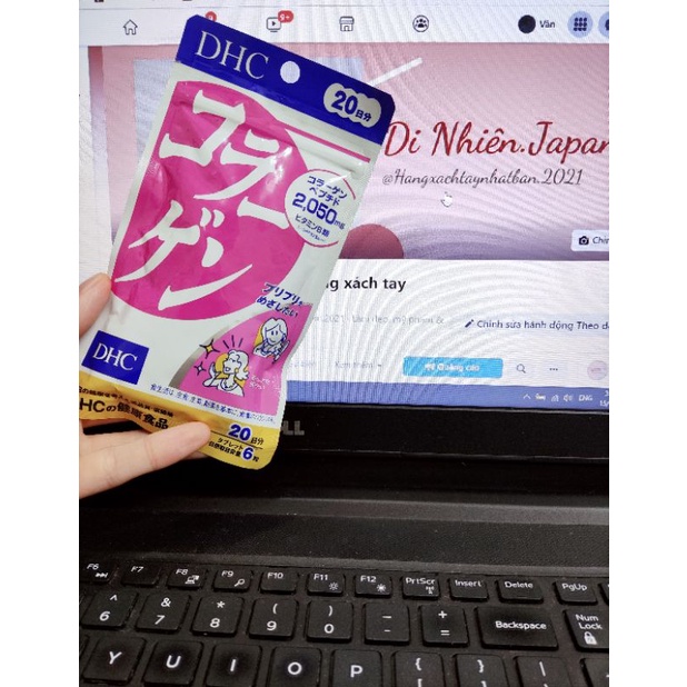 Viên uống làm đẹp da DHC collagen Nhật Bản 20 ngày