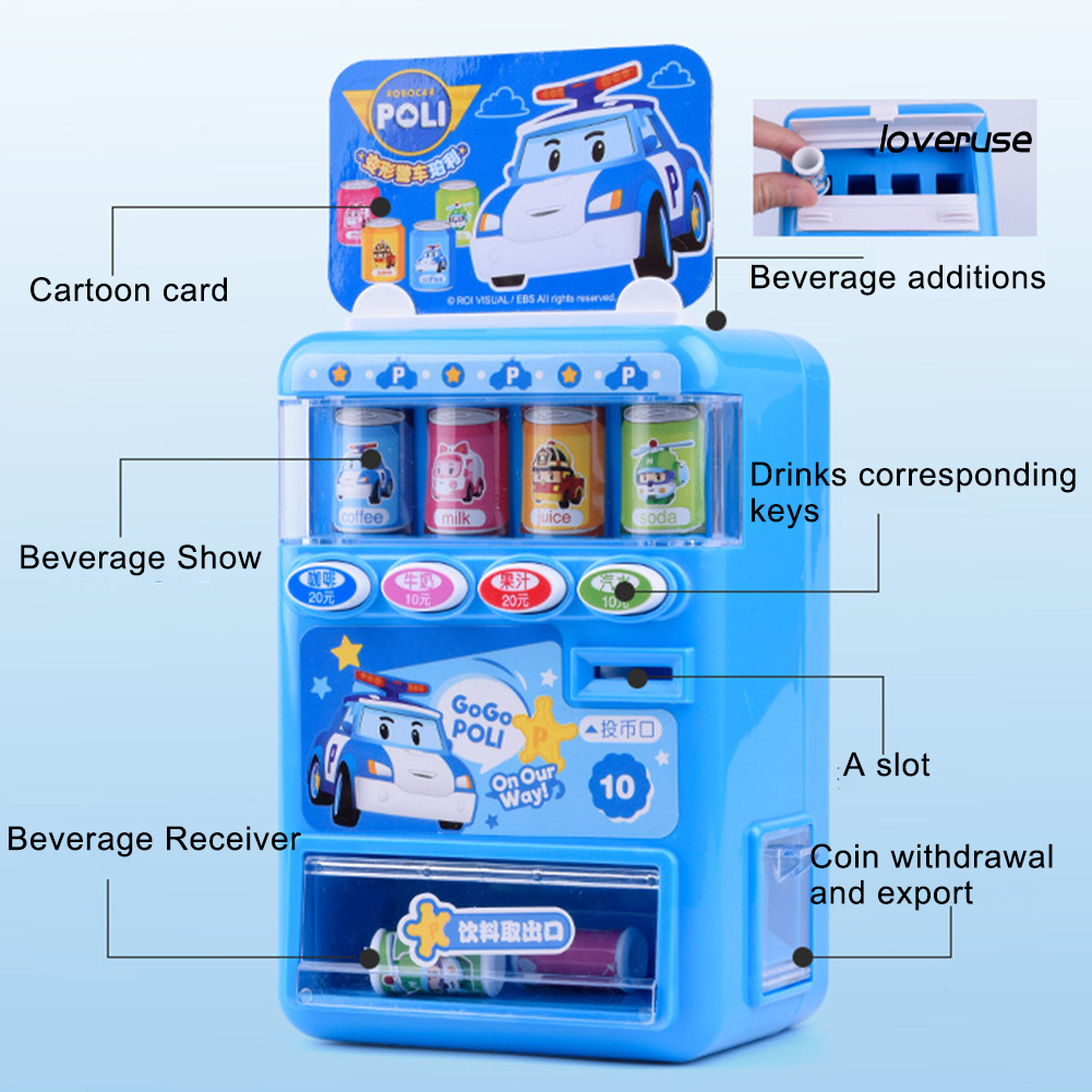 Set đồ chơi máy bán hàng tự động cho bé