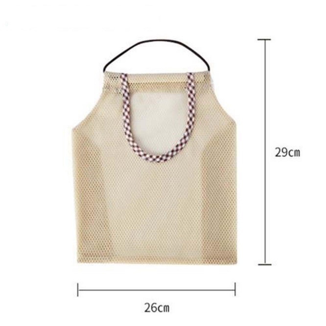 [ TẶNG MÓC TREO ] túi lưới hành tỏi ớt - giỏ treo tường nhà bếp và phòng tắm tiện dụng