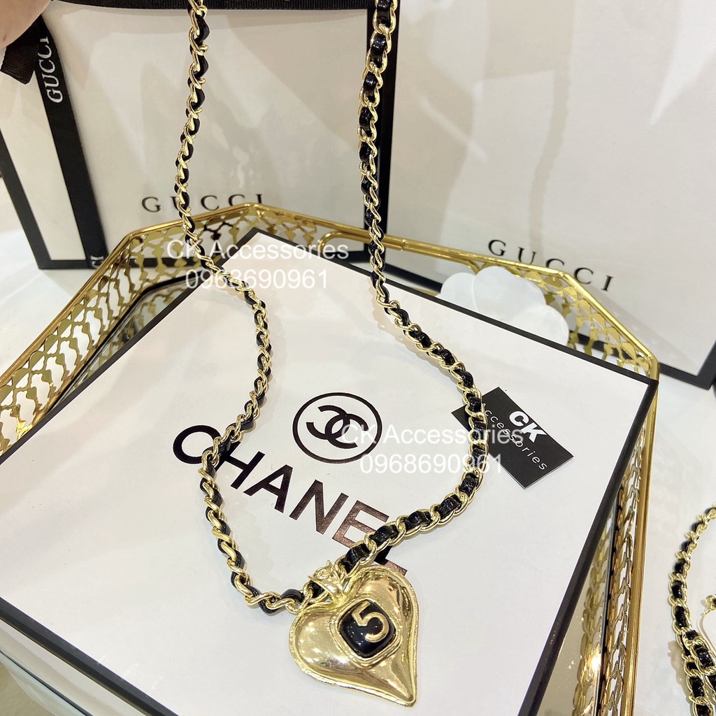 [Giá hủy diệt] Chocker dây chuyền W1834 thương hiệu cao cấp siêu phong cách