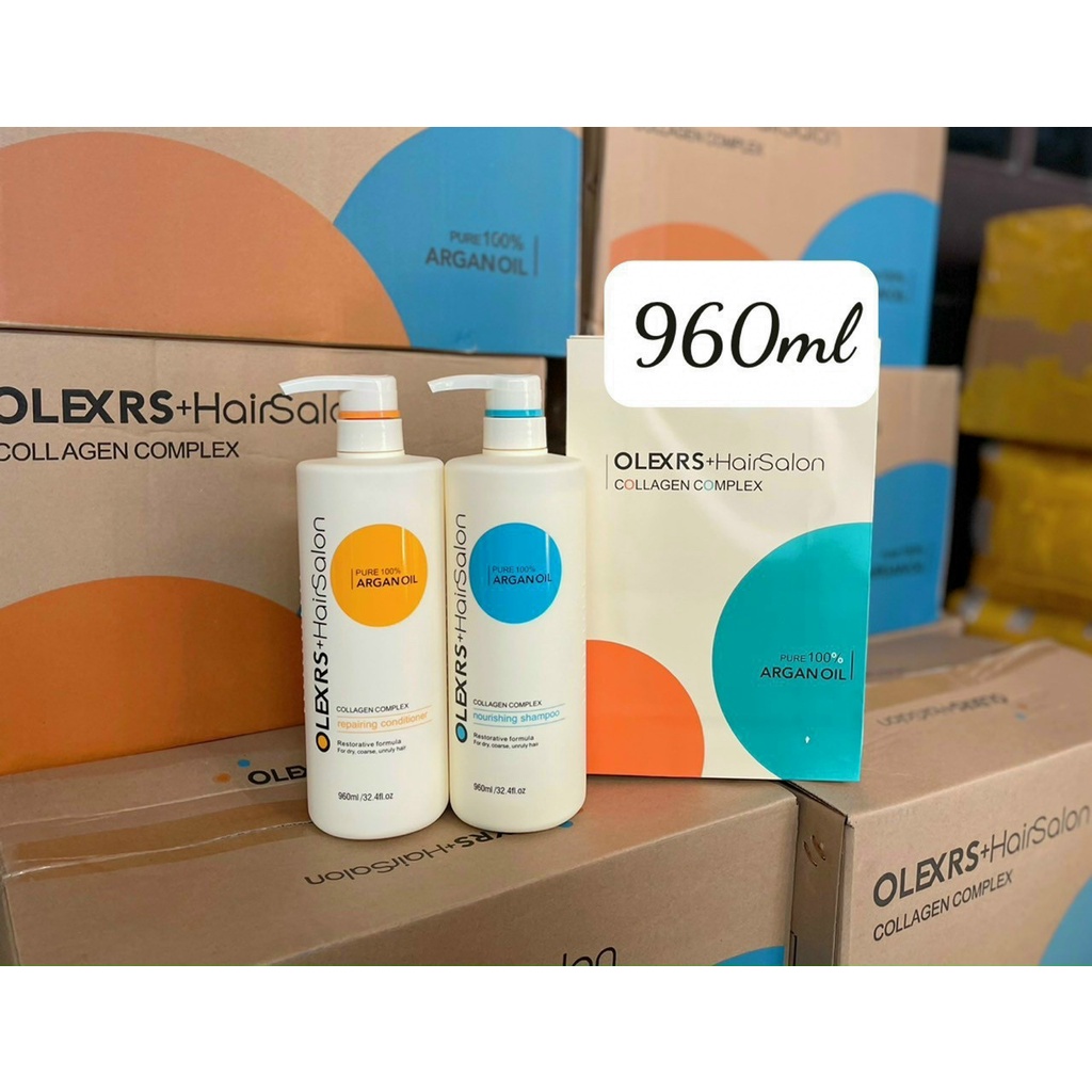 Cặp Dầu gội xả Olexrs Argan Oil chống rụng tóc kích thích mọc tóc