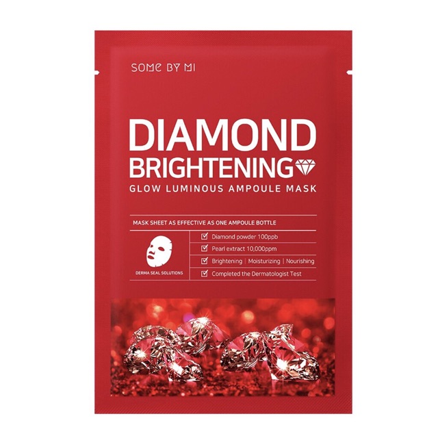 Lẻ Miếng Mặt Nạ Trắng Da Some By Mi Diamond Brightening (Màu Đỏ)