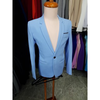 Áo Vest Nam màu xanh nhạt form ôm body