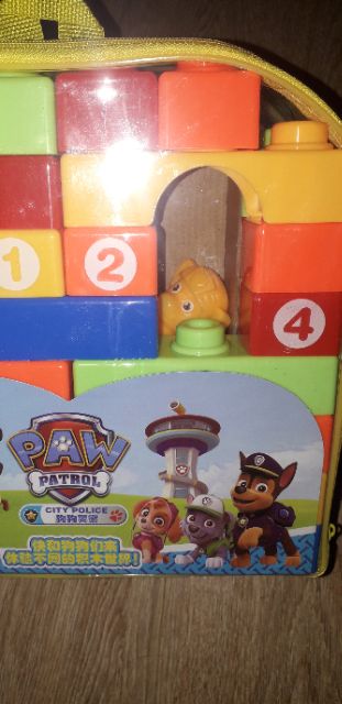 một bộ giỏ ráp hình đa năng chú chó Paw bằng nhựa có nhiều chi tiết rất đẹp