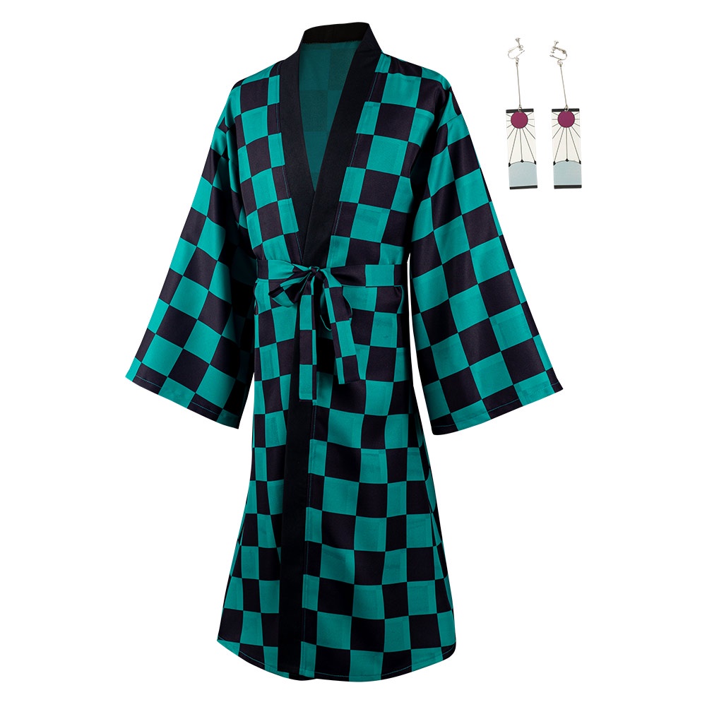 Bộ Trang Phục kimono Hóa Trang Nhân Vật kamado tanjirou