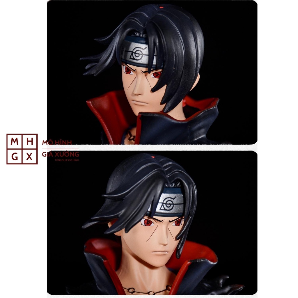 Mô hình Tượng Bán Thân Uchiha Itachi ( Có Đèn Led ) Cao 17cm - Naruto Shippuuden - Tượng Figure Naruto